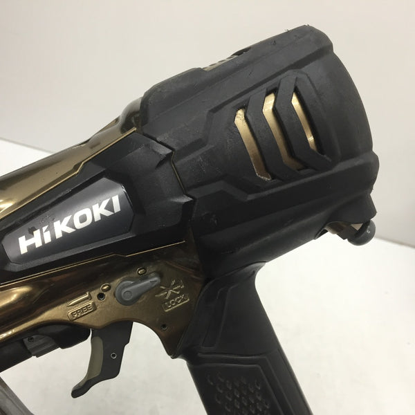 HiKOKI (ハイコーキ) 75mm 高圧ロール釘打機 ハイゴールド パワー切替機構付 NV75HR2(S) 中古