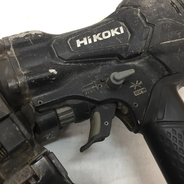 HiKOKI (ハイコーキ) 65mm 高圧ロール釘打機 パワー切替機構付 アブソリュートブラック NV65HR2(SAB) 中古
