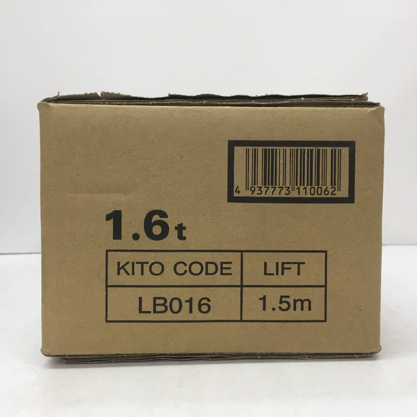 KITO (キトー) レバーブロックL5形 1.6t×1.5m LB016 未開封品