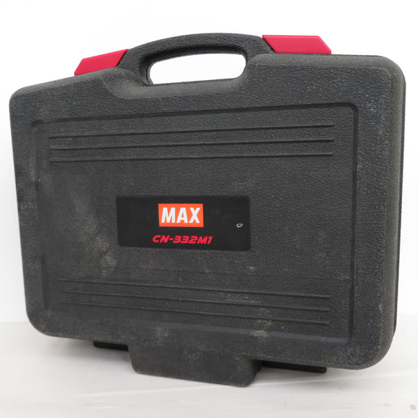MAX (マックス) 32mm 釘打機 常圧コイルネイラ 木造板金施工直プラシート専用機 ケース・高圧用レギュレータ付 CN-332M1 中古