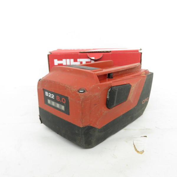 HILTI (ヒルティ) 21.6V 8.0Ah Li-ionバッテリ 外箱付 B22/8.0 中古