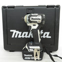 makita (マキタ) 18V 6.0Ah 充電式インパクトドライバ 白 ケース・充電器・バッテリ2個セット TD170DRGXW 中古