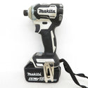 makita (マキタ) 18V 6.0Ah 充電式インパクトドライバ 白 ケース・充電器・バッテリ2個セット TD170DRGXW 中古