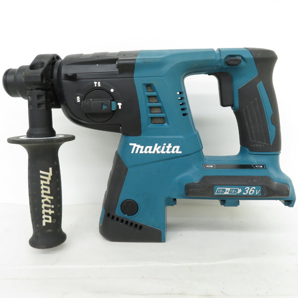 makita (マキタ) 18V×2対応 18V+18V 26mm 充電式ハンマドリル 本体のみ ケース・集じんカップ付 HR263D 中古美品