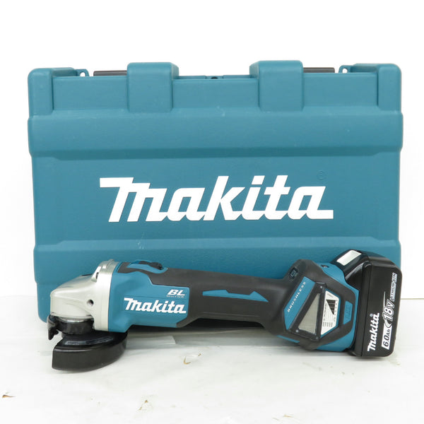 makita (マキタ) 18V 6.0Ah 100mm 充電式ディスクグラインダ スライド