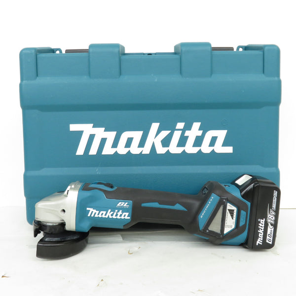 makita (マキタ) 18V 6.0Ah 100mm 充電式ディスクグラインダ スライド ...