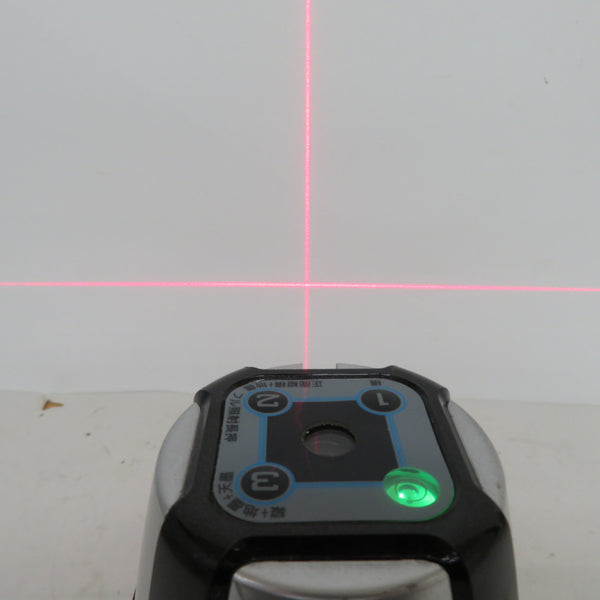 シンワ測定 レーザー墨出器 レーザーロボ Neo 21P BRIGHT 赤色レーザー 縦・横・天墨・地墨 ケース付 77355 中古