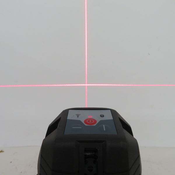 BOSCH (ボッシュ) レーザー墨出器 赤色レーザー 水平4ライン・垂直4ライン・鉛道・地墨 外箱・ケース・受光機付 GLL8-40ELR 中古美品