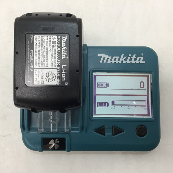 makita (マキタ) 18V 6.0Ah Li-ionバッテリ 残量表示付 雪マーク付 外箱なし BL1860B A-60464 未使用品