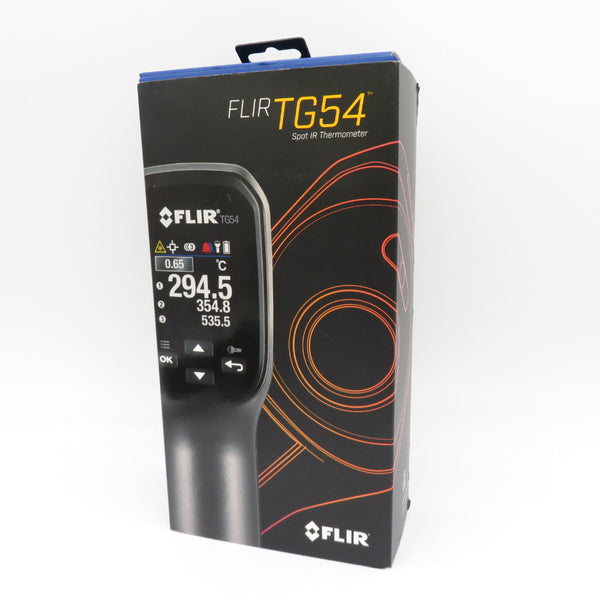 FLIR フリアー 非接触スポット放射温度計 -30℃～650℃ 外箱付 TG54 中古美品