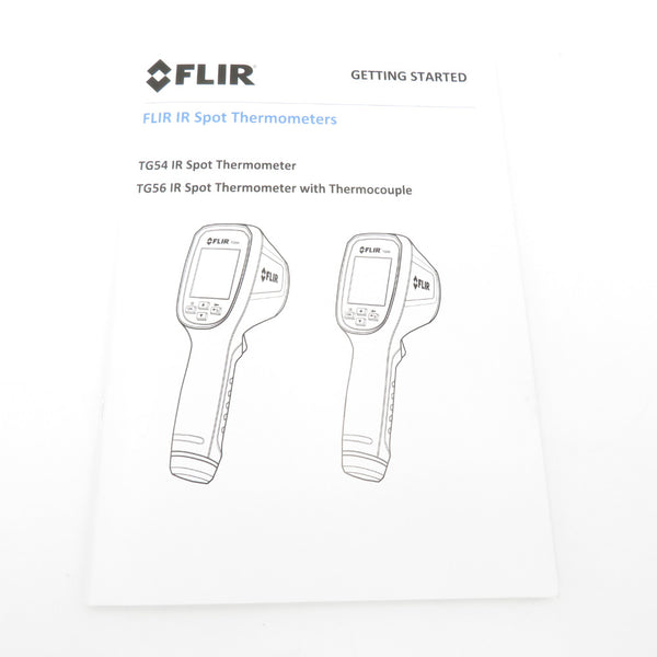 FLIR フリアー 非接触スポット放射温度計 -30℃～650℃ 外箱付 TG54 中古美品