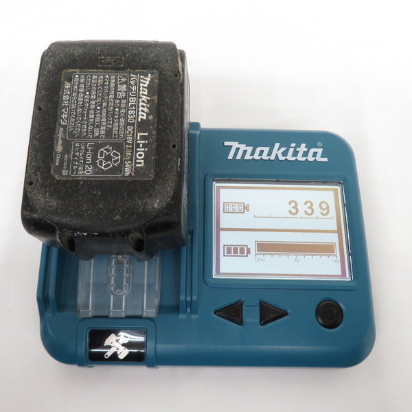 makita (マキタ) 18V 3.0Ah 充電式インパクトドライバ ケース・充電器・バッテリ2個セット TD146DRFX 中古