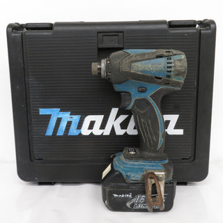 makita (マキタ) 18V 3.0Ah 充電式インパクトドライバ ケース・充電器・バッテリ2個セット TD146DRFX 中古