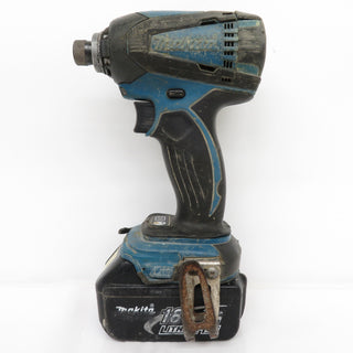 makita (マキタ) 18V 3.0Ah 充電式インパクトドライバ ケース・充電器・バッテリ2個セット TD146DRFX 中古