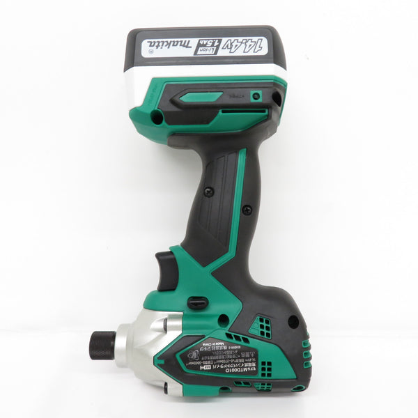 makita (マキタ) 14.4V 1.5Ah 充電式インパクトドライバ ケース・充電器・バッテリ2個セット MTD001DSX 中古美品