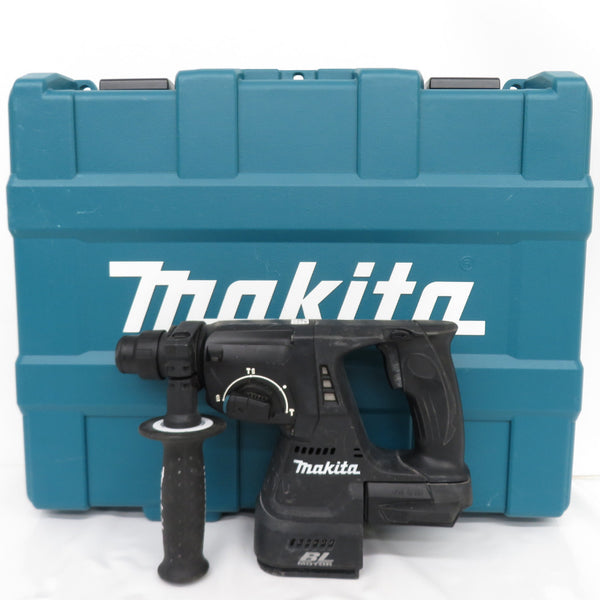 makita (マキタ) 18V対応 24mm 充電式ハンマドリル 黒 本体のみ ケース付 HR244DZKB 中古美品