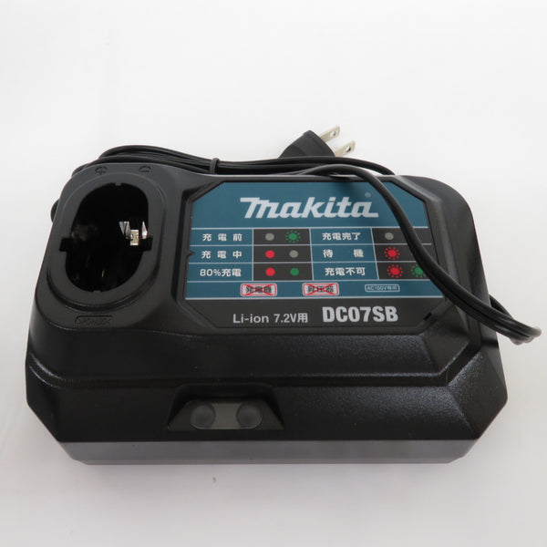 makita (マキタ) 7.2V 1.5Ah 充電式ペンインパクトドライバ 黒 ケース・充電器・バッテリ2個セット TD022DSHXB 中古美品