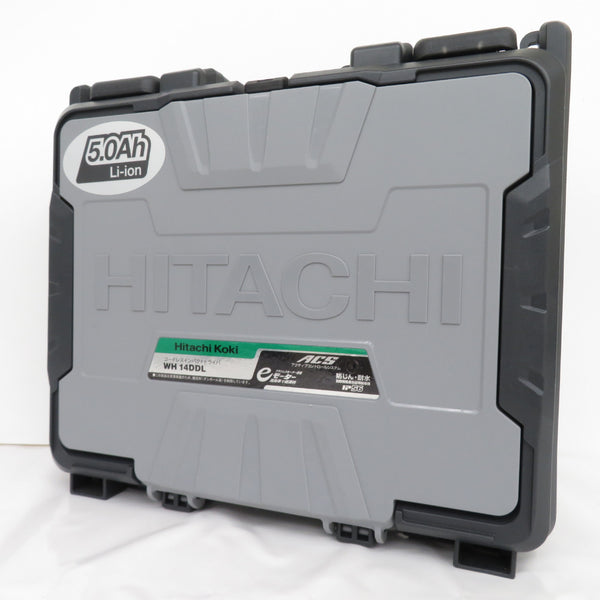 日立工機 HiKOKI ハイコーキ 14.4V対応 コードレスインパクトドライバ アグレッシブグリーン 本体のみ ケース・充電器付 WH14DDL 中古美品