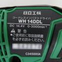 日立工機 HiKOKI ハイコーキ 14.4V対応 コードレスインパクトドライバ アグレッシブグリーン 本体のみ ケース・充電器付 WH14DDL 中古美品