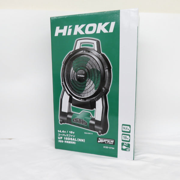 HiKOKI (ハイコーキ) 14.4/18V対応 コードレスファン 本体のみ ACアダプタ欠品 外箱付 UF18DSAL 中古美品