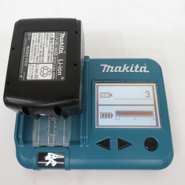 makita (マキタ) 18V 6.0Ah 充電式インパクトドライバ 黒 ケース・充電器・バッテリ2個セット TD171DRGXB 中古美品