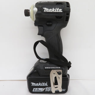 makita (マキタ) 18V 6.0Ah 充電式インパクトドライバ 黒 ケース・充電器・バッテリ2個セット TD171DRGXB 中古美品