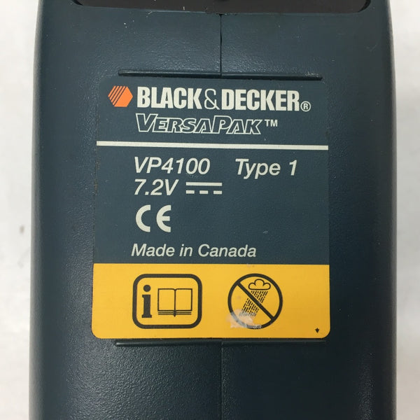 BLACK＆DECKER (ブラック＆デッカー) 3.6V Ni-Cd VersaPak電動工具セット トーチライト・コーナーサンダ・多目的ソー・ジグソー・草刈バリカン・植木バリカン 充電器・バッテリ1組付 中古