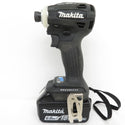 makita (マキタ) 18V 6.0Ah 充電式インパクトドライバ 黒 ケース・充電器・バッテリ2個セット TD172DRGXB 中古美品