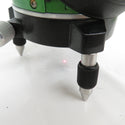 FUKUDA フクダ 3.7V 充電式レーザー墨出器 グリーンレーザー 5ライン ケース・受光器・充電器・バッテリ2個付 EK-468G 中古