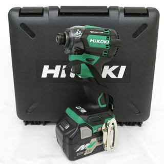 HiKOKI (ハイコーキ) 18V 5.0Ah コードレスインパクトドライバ アグレッシブグリーン ケース・充電器・マルチボルトバッテリ2個セット WH18DC(2XP) 未使用品