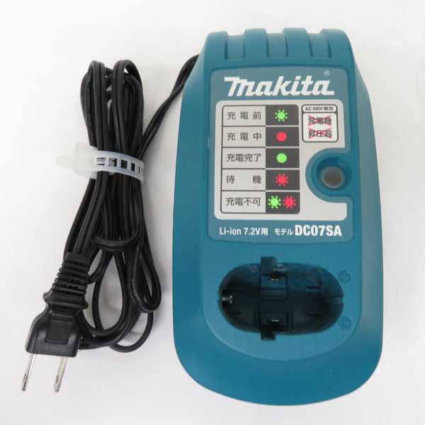 makita (マキタ) 7.2V 1.0Ah 充電式ペンインパクトドライバ 青 ケース・充電器・バッテリ1個セット TD021DS 中古
