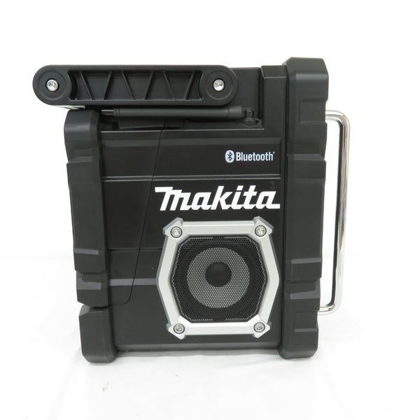 makita (マキタ) 7.2/10.8/14.4/18/100V対応 充電式ラジオ 黒 Bluetooth対応 本体のみ ACアダプタ付 MR108B 中古美品