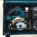 makita (マキタ) 18V 6.0Ah 125mm 充電式マルノコ 無線連動対応 ケース・充電器・バッテリ2個・鮫肌チップソーセット HS475DRGX 未使用品