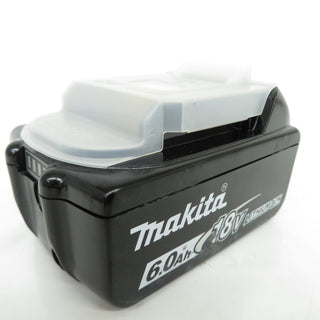 makita (マキタ) 18V 6.0Ah Li-ionバッテリ 残量表示付 雪マーク付 段ボール箱付 充電回数1回 BL1860B A-60464 中古