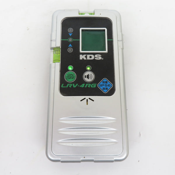 ムラテックKDS レーザー墨出器 グリーンレーザー 水平ライン4方向・たちライン4方向・地墨点・鉛直 充電式 ケース・受光器・三脚・ACアダプタ・バッテリ2個セット DSL-901RG 中古