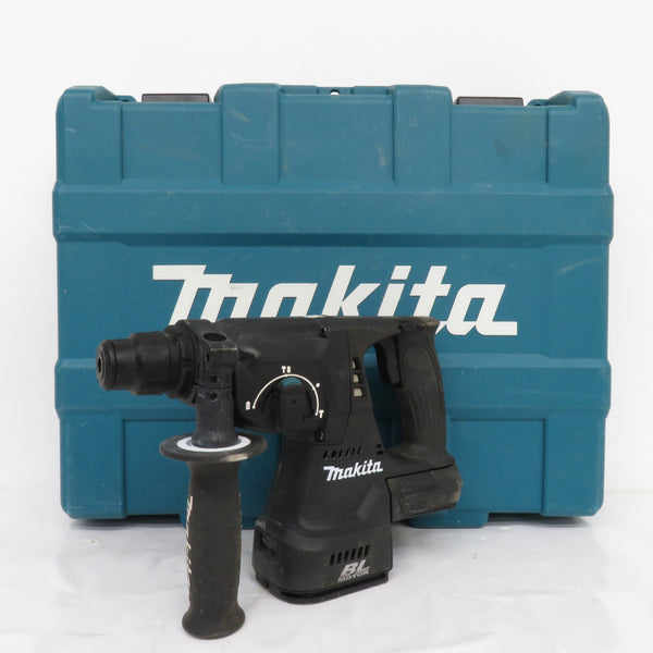 makita (マキタ) 18V対応 24mm 充電式ハンマドリル 黒 本体のみ ケース付 HR244DZKB 中古