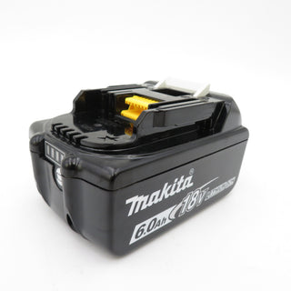 makita (マキタ) 18V 6.0Ah Li-ionバッテリ 残量表示付 雪マーク付 充電回数3回 BL1860B A-60464 中古