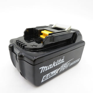 makita マキタ 18V 6.0Ah Li-ionバッテリ 残量表示付 雪マーク付 充電回数3回 BL1860B A-60464 中古