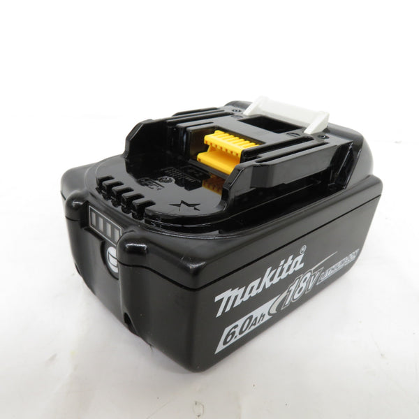 makita (マキタ) 18V 6.0Ah Li-ionバッテリ 残量表示付 雪マーク付 充電回数3回 BL1860B A-60464 中古美品