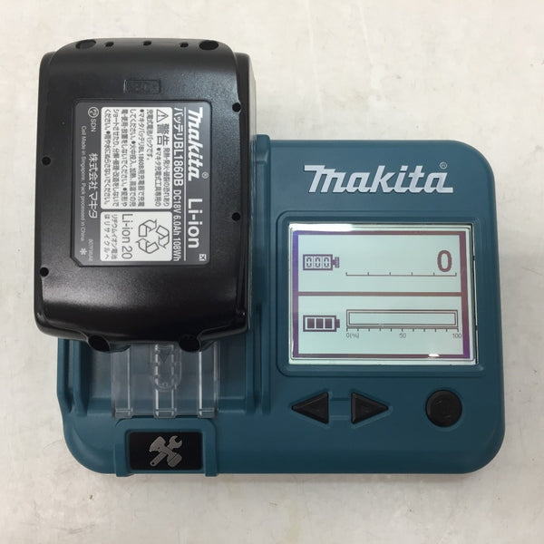 makita (マキタ) 18V 6.0Ah Li-ionバッテリ 残量表示付 雪マーク付 検品済 化粧箱入 BL1860B A-60464 未使用品