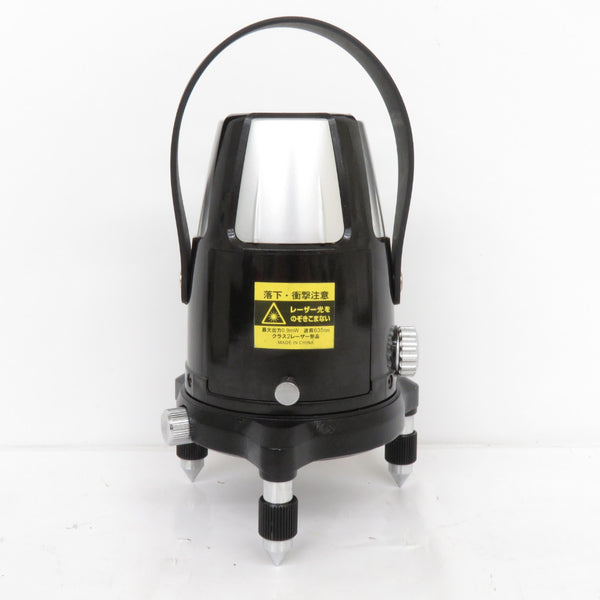 シンワ測定 レーザー墨出器 レーザーロボ Neo 21 BRIGHT 縦・横・地墨 ケース・三脚付 77354 中古