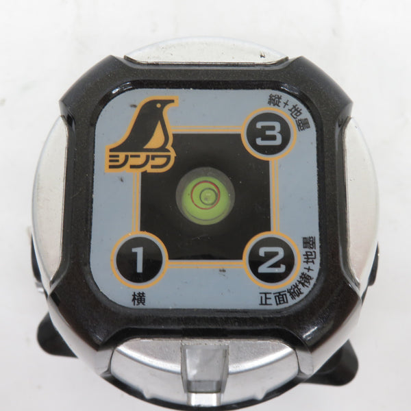シンワ測定 レーザー墨出器 レーザーロボ Neo 21 BRIGHT 縦・横・地墨 ケース・三脚付 77354 中古