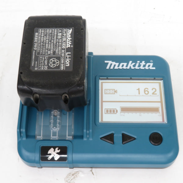 makita (マキタ) 18V 3.0Ah 充電式インパクトドライバ ライム ケース・充電器・バッテリ2個セット バッテリ1個消耗大 型番不明 中古