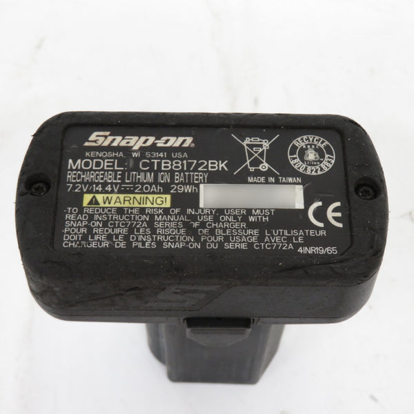 SnapOn (スナップオン) 14.4V 2.0Ah 3/8” コードレスインパクトレンチ 163N・m 充電器・バッテリ1個付 CTJ761A 中古