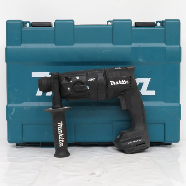 makita (マキタ) 18V対応 18mm 充電式ハンマドリル SDSプラス 黒 本体のみ ケース付 HR182DZKB 中古