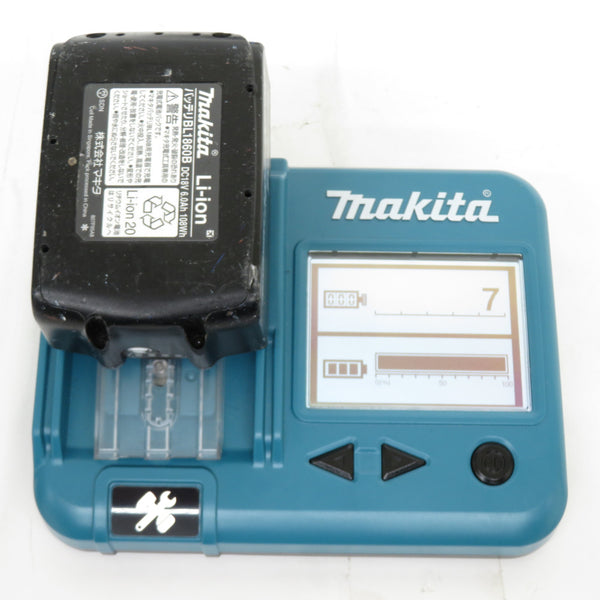 makita (マキタ) 18V 6.0Ah 充電式インパクトドライバ 黒 ケース・充電器・バッテリ2個セット TD171DRGXB 中古