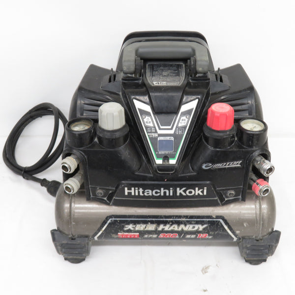 日立工機 HiKOKI ハイコーキ 高圧エアコンプレッサ 8L 高圧・一般圧対応 EC1245H2(TN) 中古