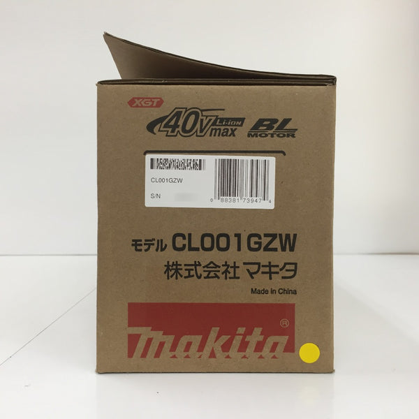 makita (マキタ) 40Vmax対応 充電式クリーナ 白 カプセル式集じん 本体のみモデル 外箱イタミ CL001GZW 未使用品