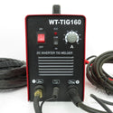 WELDTOOL インバーター直流TIG溶接機 アルゴンガス調整器付 通電確認のみ ケーブル補修あとあり WT-TIG160 中古