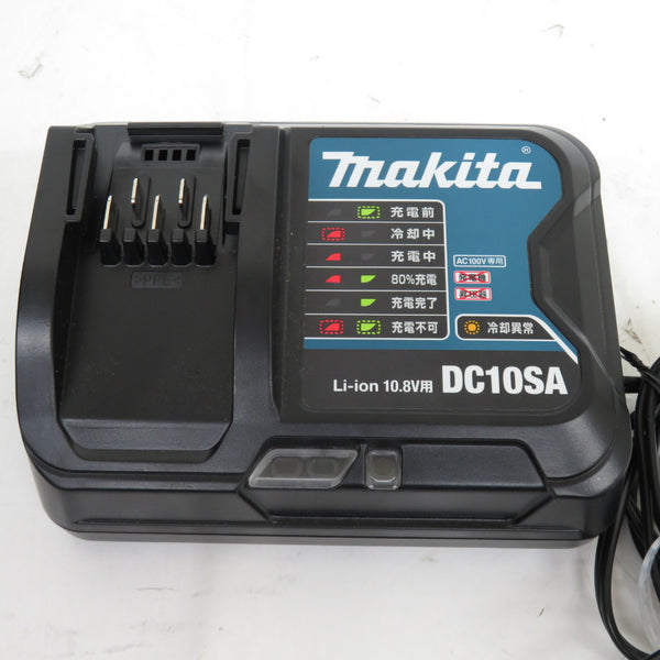 makita (マキタ) 10.8V 1.5Ah 充電式クリーナ 紙パック式集じん ソフトバッグ・充電器・バッテリ1個セット CL121DSH 中古美品